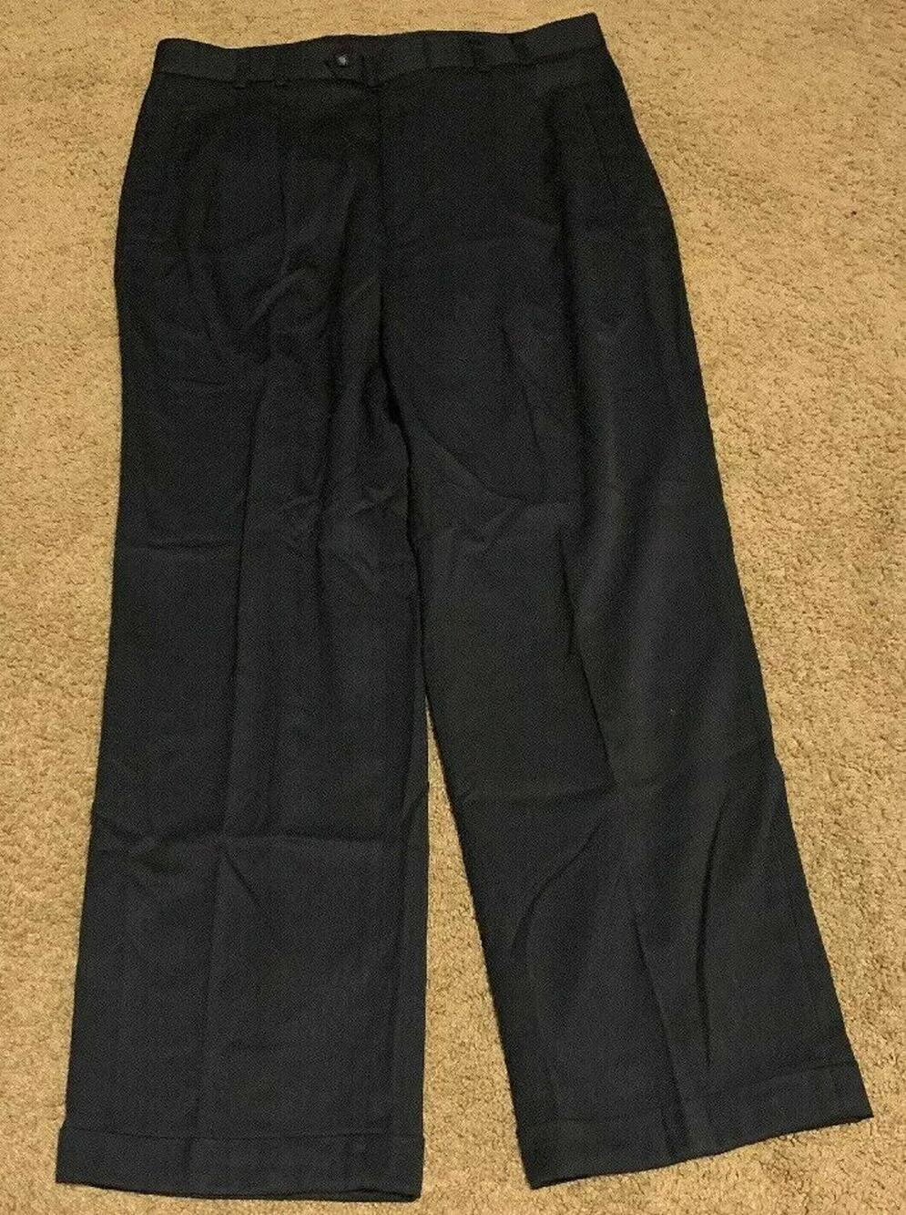 Cutter & Buck Chino Black Rolled Pants Mens Size 34